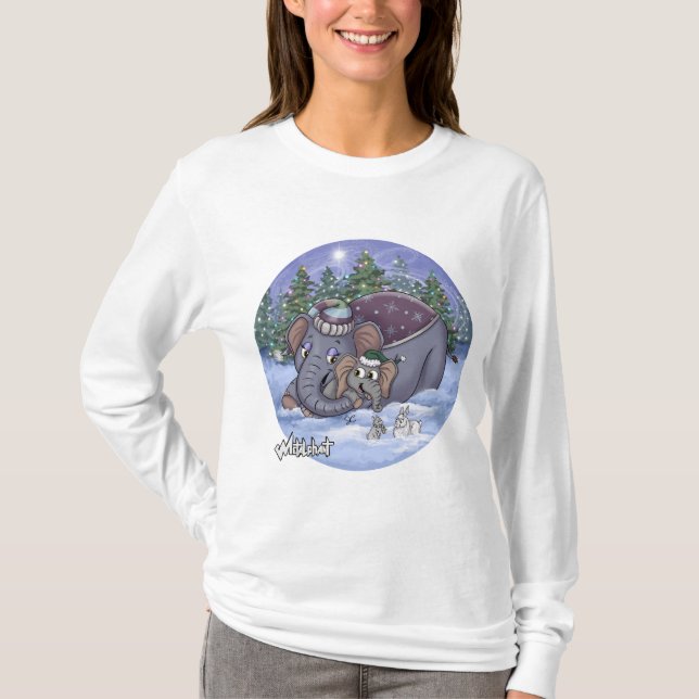 Metalphant Wilbur & Mom Women Long Sleeve T-Shirt (Vorderseite)