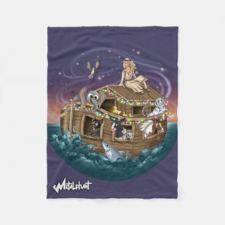 Metalphant Wilbur & Noah-ery's Ark Fleece Blanket