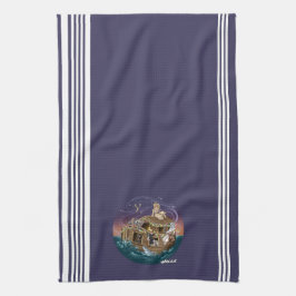 Metalphant Wilbur & Noah-ery's Ark Kitchen Handtuc Geschirrtuch