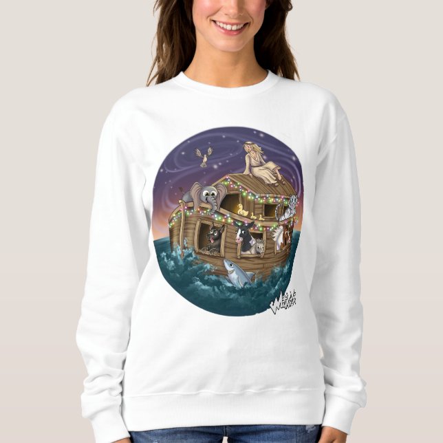 Metalphant Wilbur & Noah-ery's Ark Women Sweatshirt (Vorderseite)