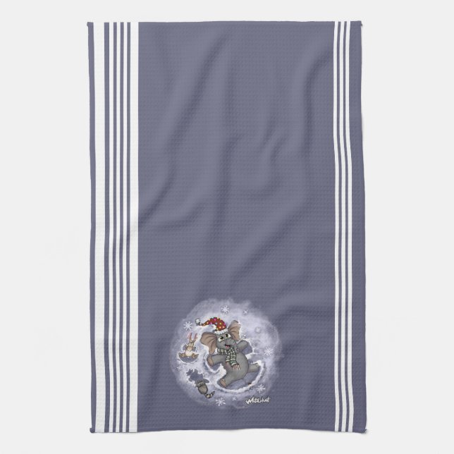 Metalphant Wilbur Snow Angels Küchentücher (Vertikal)