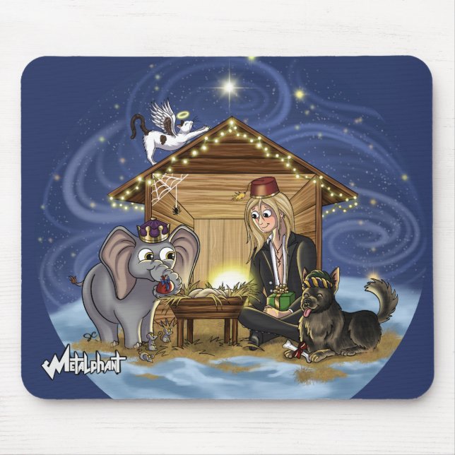 Metalphant Wilburs wahre Bedeutung von Weihnachten Mousepad (Vorne)