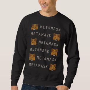 Metamask Fox Defi Crypto Digitale Brieftasche für Sweatshirt