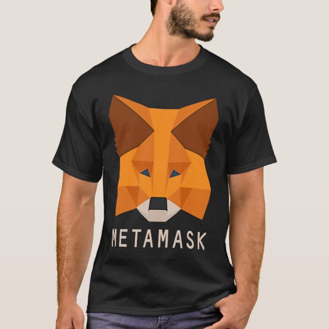 MetaMask Fox  Secure Crypto Wallet Altcoin Token E T-Shirt (Vorderseite)