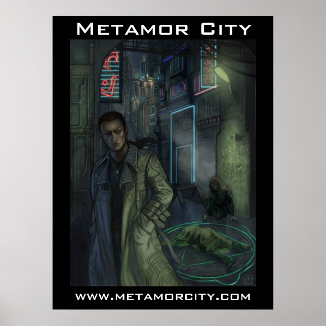 Metamor City: Szene des Verbrechens Poster (Vorne)