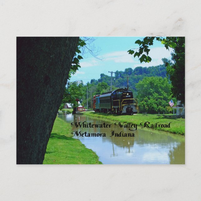 Metamora Indiana Postkarte (Vorderseite)