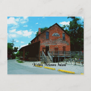 Metamora Indiana Postkarte