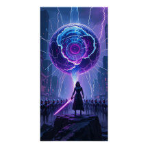 Metamorfosis SciFi Poster - Futuristischer Krieger