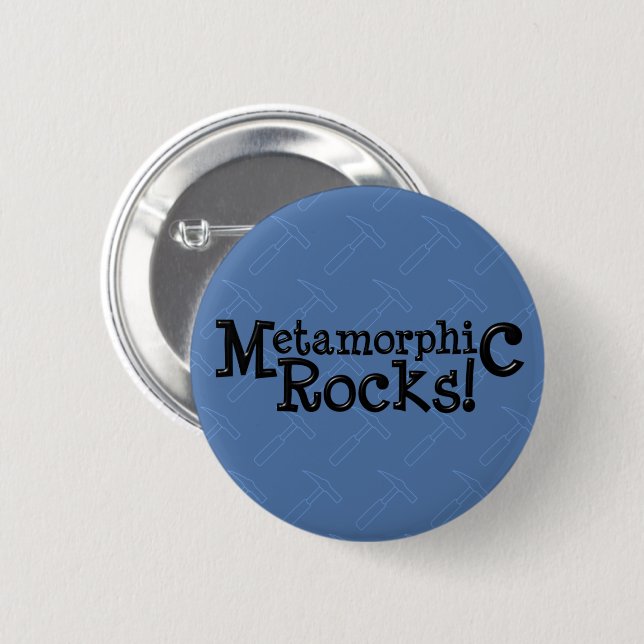 Metamorphe Gesteine! Button (Vorne & Hinten)