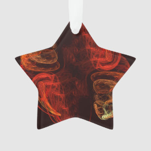 Metamorphose Abstrakt Art Akrylus Star Ornament