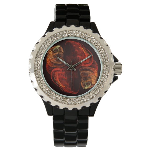 Metamorphose Abstrakt Art Armbanduhr (Vorderseite)