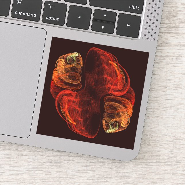 Metamorphose Abstrakt Art Aufkleber (Detail)