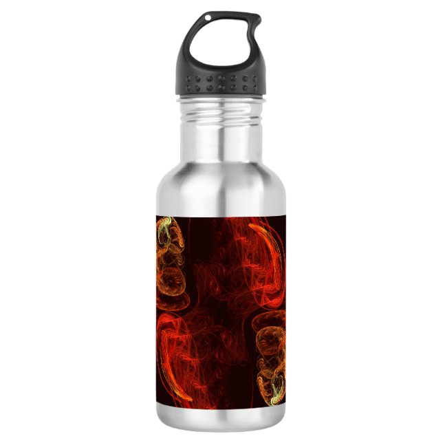 Metamorphose Abstrakt Art Flasche Trinkflasche (Vorderseite)