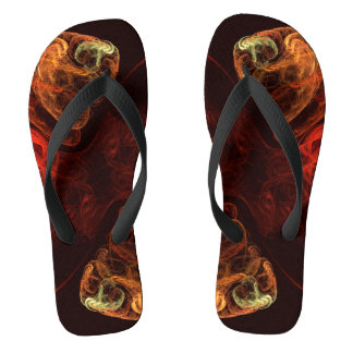 Metamorphose Abstrakt Art Flip Flops