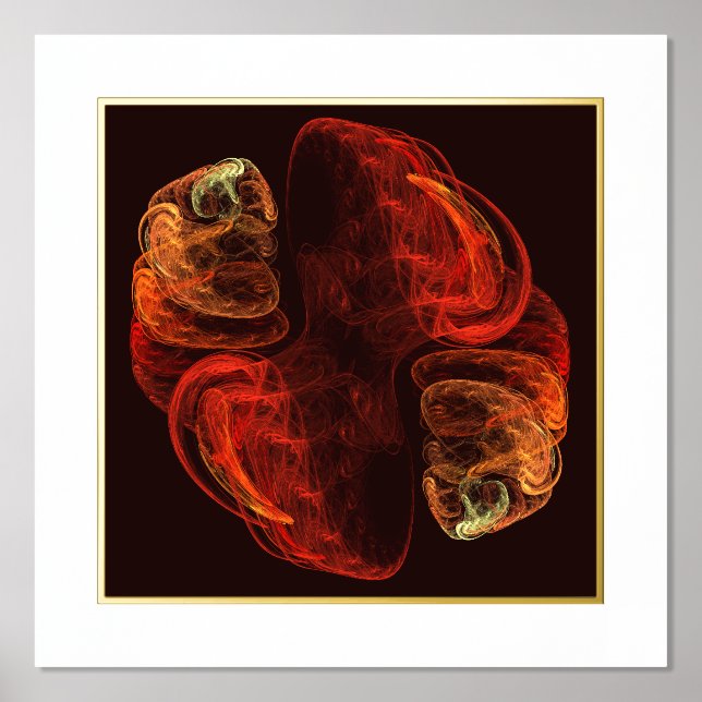 Metamorphose Abstrakt Art Foliendrucke (Vorderseite)