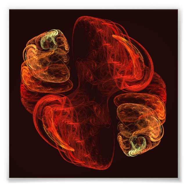 Metamorphose Abstrakt Art Foto Print (Vorne)