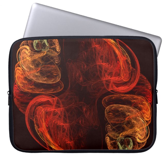 Metamorphose Abstrakt Art Laptop-Sieb Laptopschutzhülle (Vorderseite)