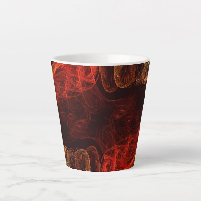Metamorphose Abstrakt Art Milchtasse (Vorderseite)