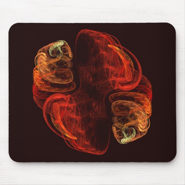 Metamorphose Abstrakt Art Mousepad (Vorne)