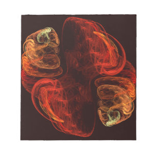 Metamorphose Abstrakt Art Notepad Notizblock