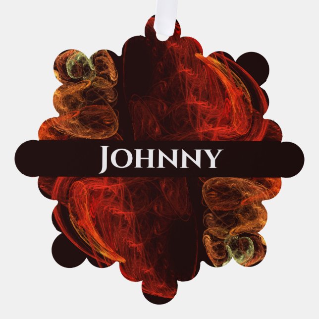 Metamorphose Abstrakt Art Ornament Karte (Vorderseite)