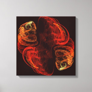 Metamorphose Abstrakt Art Quad Canvas Print Leinwanddruck