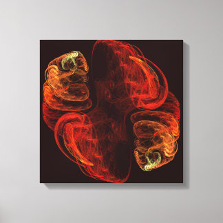 Metamorphose Abstrakt Art Quad Canvas Print Leinwanddruck