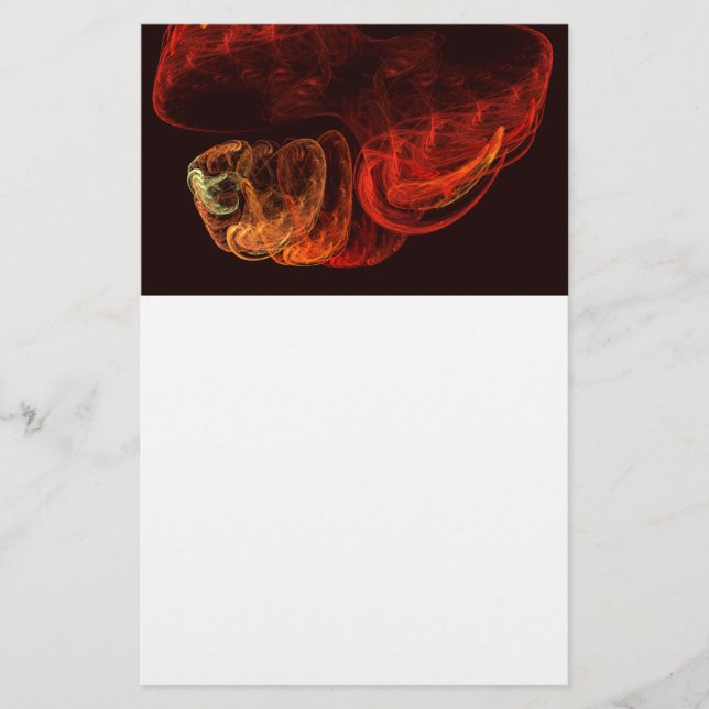 Metamorphose Abstrakt Art Stationierung Briefpapier (Vorderseite)