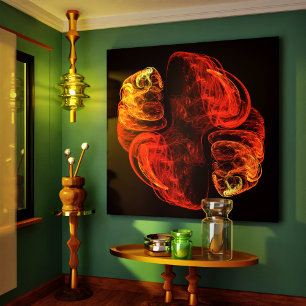 Metamorphose Abstrakt Art Wrapped Canvas Print Leinwanddruck