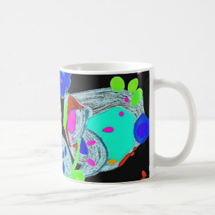 Metamorphose Aquamarin Design Monogram-Tasse Kaffeetasse
