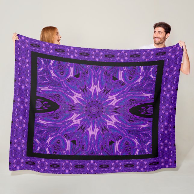 Metamorphose Rose 3 Fleecedecke (Beispiel)