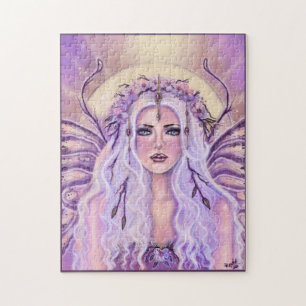 Metamorphose-Schmetterlingsmärchen von Renee Lavoi Puzzle