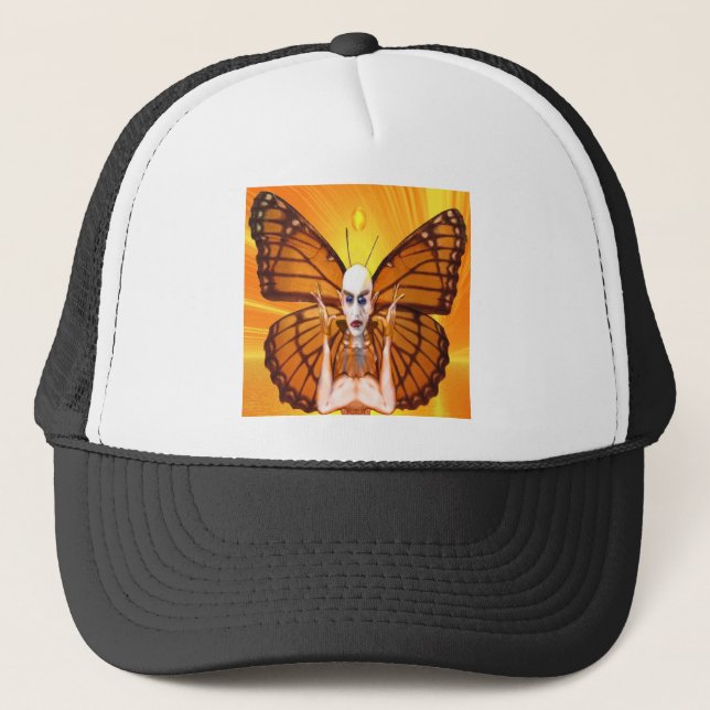 Metamorphose von Nosferatu Dracula Truckerkappe (Vorderseite)