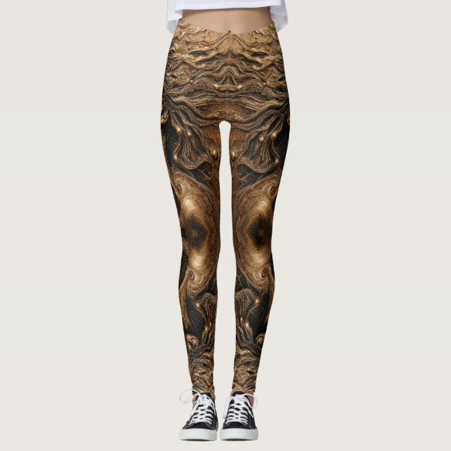 “Metamorphosis of Light” – A Surreal Portrait Leggings (Vorderseite)