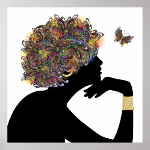 METAMORPHOSIS SchmetterlingsLady Poster