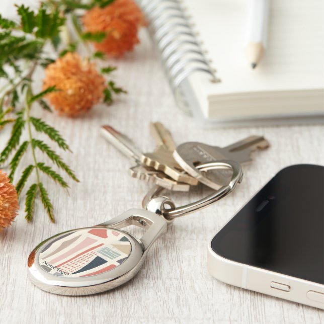 Metapher_16_a Farbe des Delight Metalls Schlüsselanhänger (Seite)