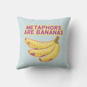 Metapher Funny Typografy Kissen