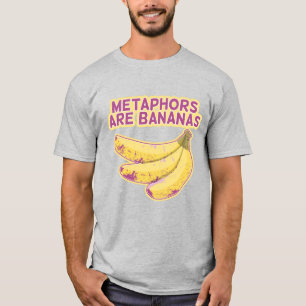 Metapher Funny Typografy T-Shirt