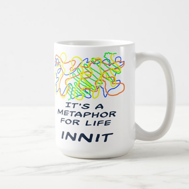 Metapher für Leben-Tasse Tasse (Rechts)