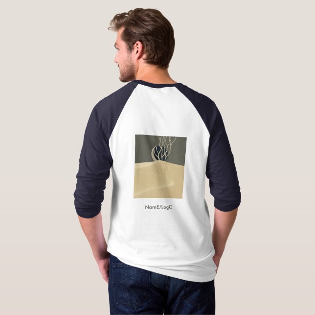 metaphor_20_a mondlit hill_1 T - Shirt (Schwarz voll)