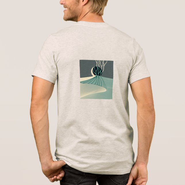 metaphor_21_a mondlit hill_2 T - Shirt (Rückseite)