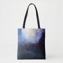 Metaphysische Abstrakte Tasche der blauen Kunst