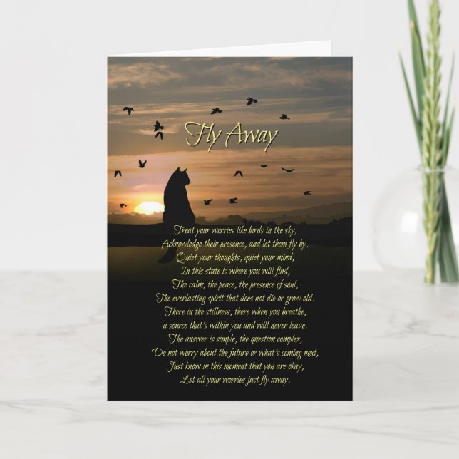 Metaphysische spirituelle Ermutigungskarte Karte (Vorderseite)