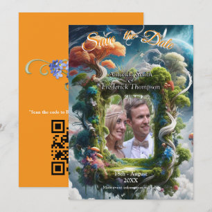 Metaphysische zeitlose spirituelle Fantasy Themes Einladung