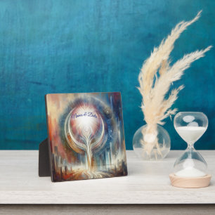 Metaphysische zeitlose spirituelle Fantasy Themes Fotoplatte