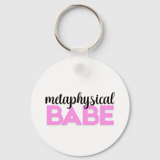 metaphysisches Mädchen, fette rosa Schrift-Typogra Schlüsselanhänger