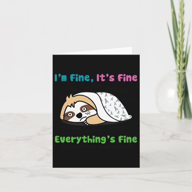 Metastasiertes Brustkrebs Bewusstsein, dass ich gu Karte (Vorderseite)