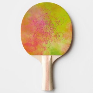 Metatron, Chakra, Zen, heilige Geometrie, Engel Tischtennis Schläger