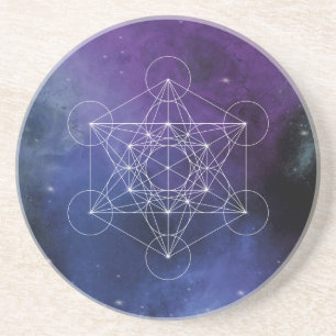 Metatron, Chakra, Zen, heilige Geometrie, Geometri Getränkeuntersetzer