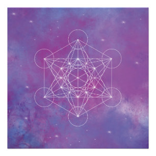 Metatron, chakra,zen,sacred geometric, angel, fotodruck